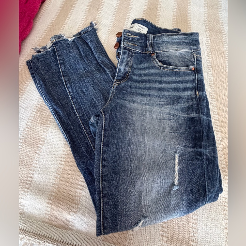 Classic Blue Straight Leg Jeans